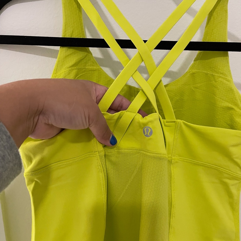 Four Lululemon Tanks - size 8 - great condition - two NEW w/o tags